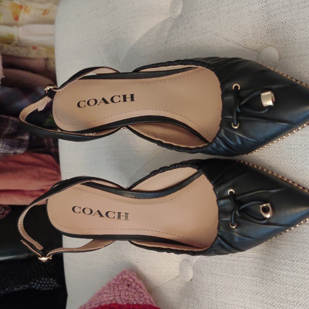 Coach slingbacks